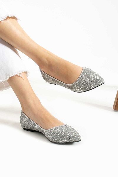 Bestello Stoned Rubber Sole Ballerinas 331-1454 Women's Ballerinas