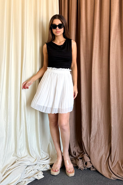 ModaPlaza Women's Chiffon Skirt