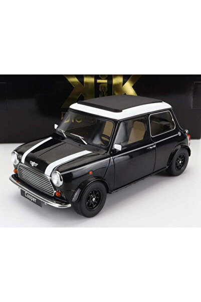 KK Scale Mini Cooper Trapă Neagră cu Volan pe Stânga - Scara 1/12 KK