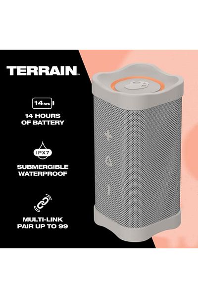 Skullcandy Portable speaker Terrain, Bluetooth 5.3, 2x6 W, 10-hour autonomy (White)