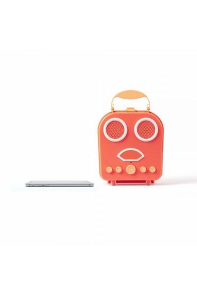 LİVOO Portable Speaker TES 221 C, 2 x 3 W Bluetooth, AUX, USB, 1200 mAh (Orange)