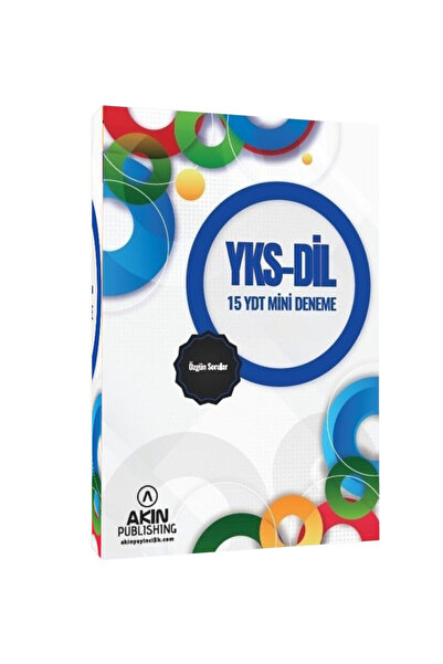 AKIN Publishing YKS-DİL 12. Sınıf 15 YDT Mini Deneme