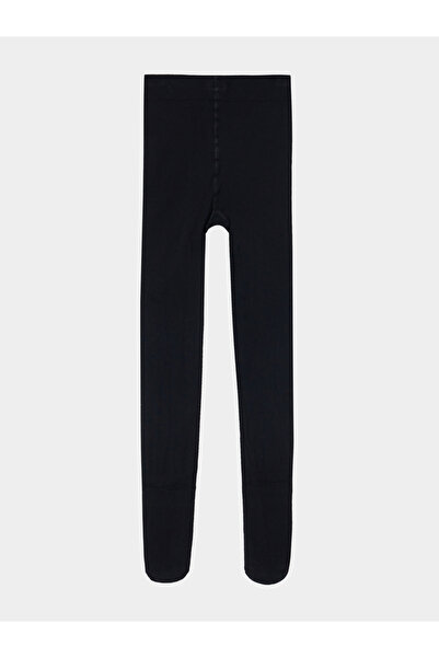 Styli Girls Black Plain Stockings