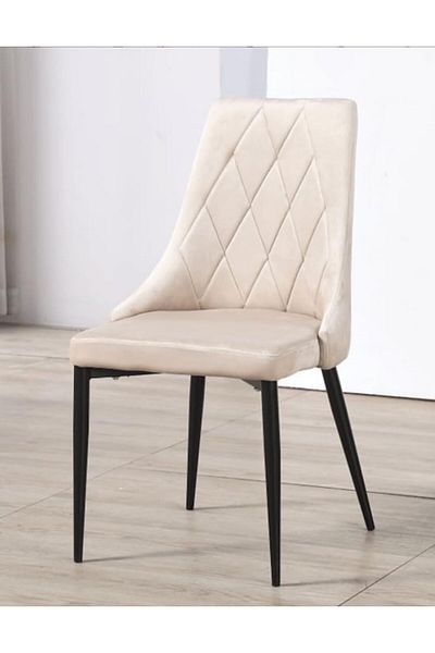MAPLE HOME DECORATION Umatou Dining Room Chairs Living Room Chair Velve Fabric Chair With Black Legs For Hotel Restaurant