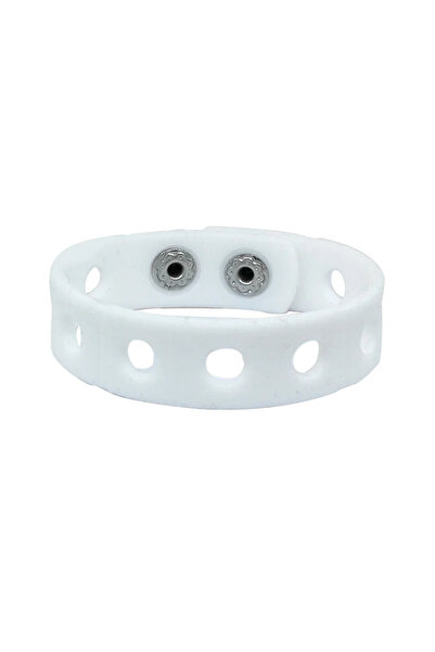 PIKKABOO - Rubber Wristband - White