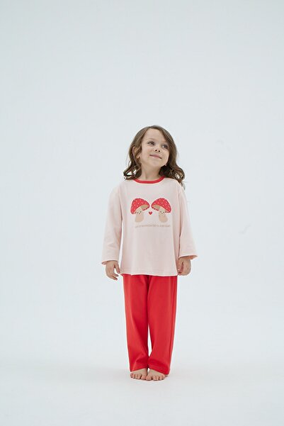 ZEYZEY 8943 Girl's Printed Pajama Set
