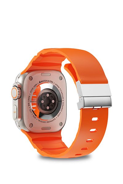 Nezih Case Apple Watch 2/3/4/5/6/7/8/9/Se/Ultra/Ultra2 44/45/49 and Series 10 46mm Compatible Silicone Band