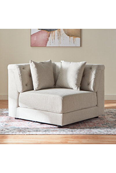 Home Box Emotion Corner W/2 Cushions-Light Beige