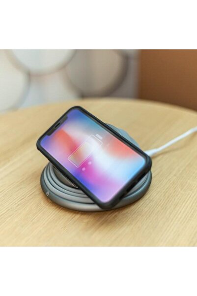 LİVOO Încărcător wireless cu iluminare TEA289, 10W (argintiu)