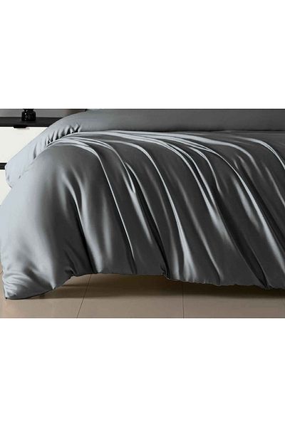 CHIRASO CHIRASO Bedding Set, Shiny SATIN, ELASTIC Sheet 180x200cm, Duvet Cover 200x230cm, 2 Pillowcases