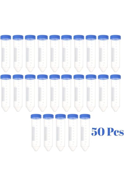 PROTECT Centrifuge Tubes 50mL Conical test tube Sterile Plastic Test Tubes with Screw, Skirted Tubes 50 Pcs