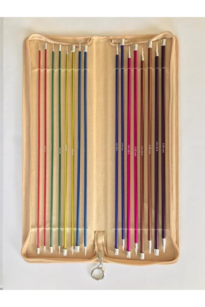 balım hobi evi Set de frigarui rotunde din tricot Zing Deluxe 35 cm