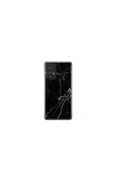 Atlas Husa personalizata si Folie de Silicon pentru Samsung Galaxy A52, model Black Marble, S1D1M0229