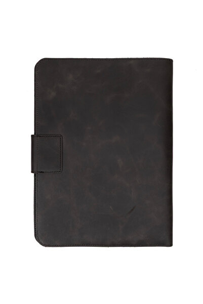 deridense M2 13-14 inch Macbook Pro-air din piele naturală Crazy Leather Organizator Servietă Husă pentru tabletă