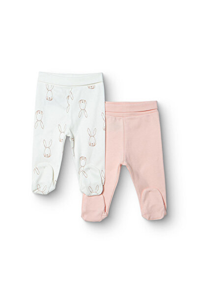 ebebek Hello Baby HelloBaby Kız Bebek Yenidoğan 2li Patikli Alt