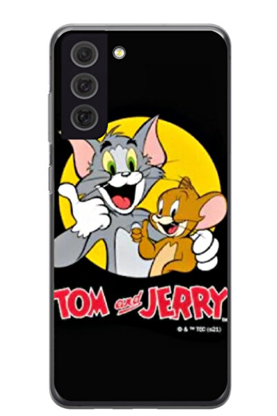 Atlas Husa personalizata pentru Samsung Galaxy S21, model Tom and Jerry #4, S...