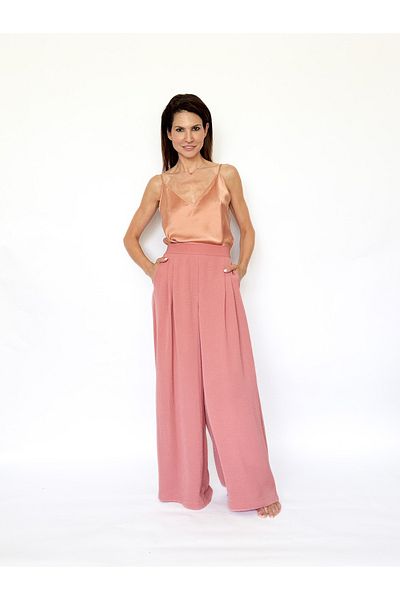 IDYLLIC STORE Palazzo pants with elastic back