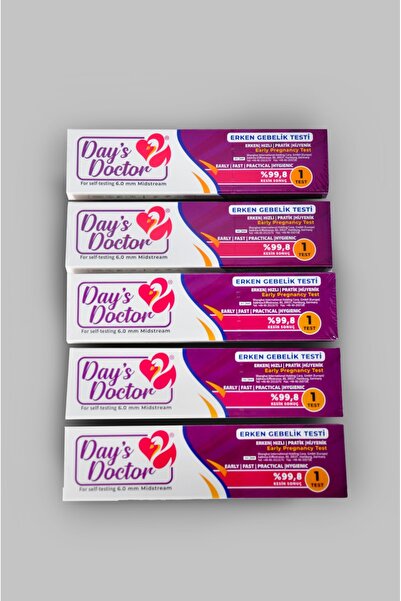 DAY''S DOCTOR Erken Hızlı Gebelik-hamilelik Testi Day's Doctor Pratik Hijyeni...