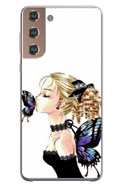 Atlas Персонализиран калъф за Samsung Galaxy S22 Plus, модел Butterfly Fairy,...