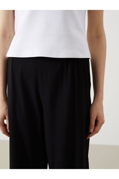 LC Waikiki Lcwaikiki Classicbeli Elastic Wide Leg Women's Trousers