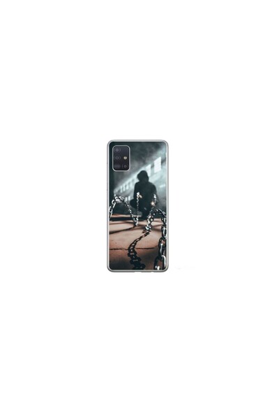 Atlas Husa personalizata 360 de grad Samsung Galaxy A51, Chain Man, multicolo...