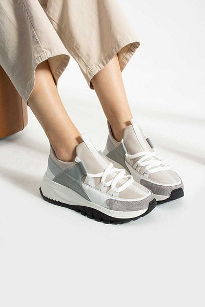 Bestello Lace-Up Stretch Detailed Thermo Sole Sneaker 331-22630-09 Women's Shoes