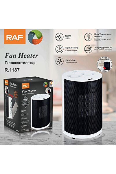 divendi-ro Aerotermă electrică, RAF R1187, 1800W, pentru 25 mp, cu 3 moduri de funcționare, discretă, 28x24x24cm