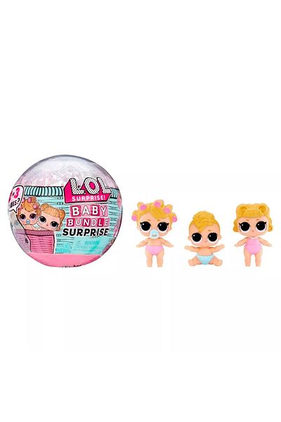 L.O.L. SURPRISE Lol Surprise Baby Bundle Surprise – Twin/Triple Baby and Pet Figure Set, Surprise Water Opening
