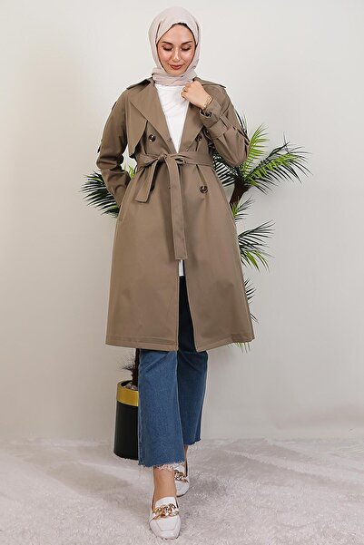 giz astore Erna Trençkot Açık Haki