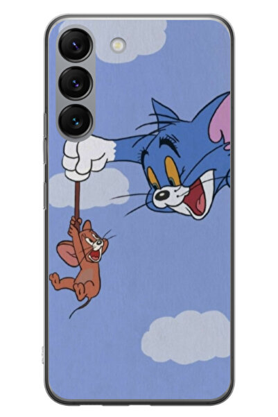 Atlas Husa personalizata pentru Samsung Galaxy S23 Plus, model Tom and Jerry ...