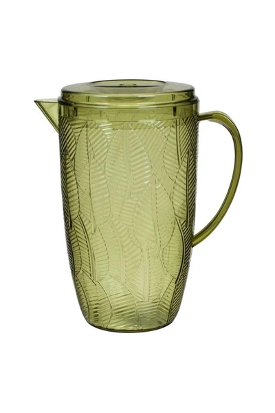divendi-ro Pitcher, with rotating lid, plastic, capacity 2.5L, green