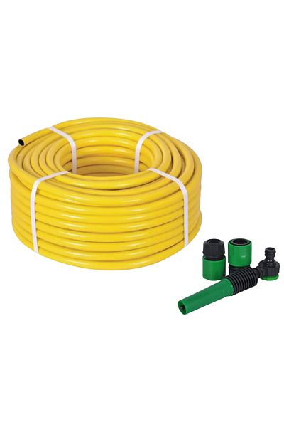 rotop FURTUN PVC GALBEN CU INSERTIE +5 ACCESORII 3/4 20 M 182