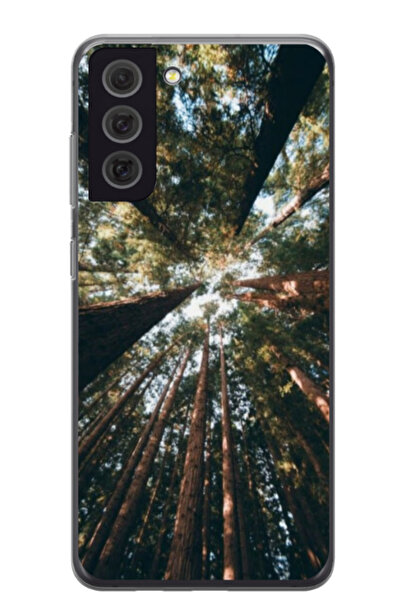 Atlas Husa personalizata pentru Samsung Galaxy S21 FE, model Tree perspective...