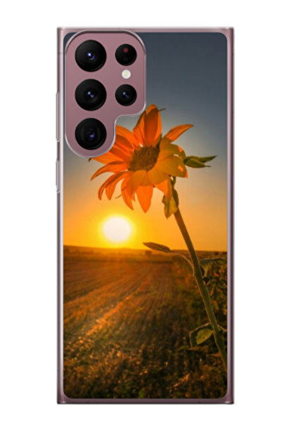 Atlas Εξατομικευμένη θήκη για Samsung Galaxy S22 Ultra, μοντέλο Sunflower #1,...