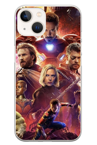 Atlas Husa personalizata pentru Apple iPhone 13 Mini, model Avengers Inifinit...
