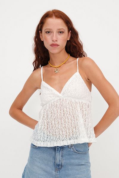 Addax Strappy Lace Blouse A17466