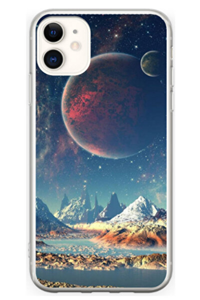 Atlas Husa personalizata pentru Apple iPhone 11, model Alien Planet, S1D1M0264