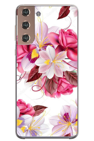 Atlas Εξατομικευμένη θήκη για Samsung Galaxy S22 Plus, μοντέλο Flowers #4, S1...