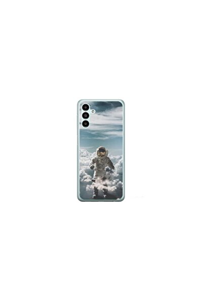 Atlas Husa personalizata Samsung Galaxy S24, Astronaut in the Clouds, multicolor, S1D1M0290