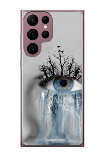 Atlas Εξατομικευμένη θήκη για Samsung Galaxy S22 Ultra, μοντέλο Teary Eye, S1...