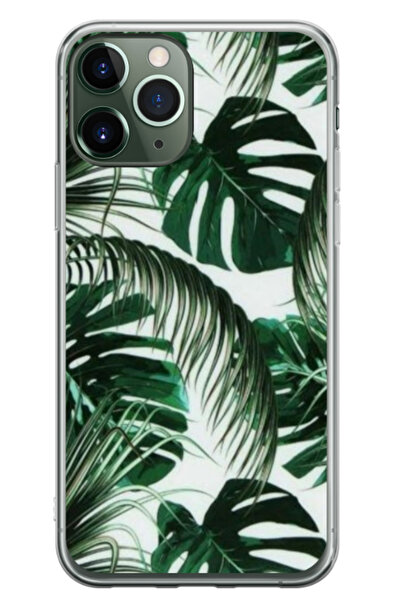 Atlas Husa personalizata pentru Apple iPhone 11 Pro, model Leaf Design #3, S1...