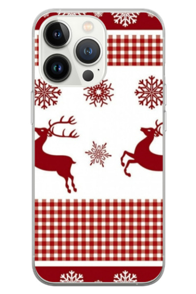 Atlas Προσωποποιημένη θήκη HQ Print για Apple iPhone 15 Pro, Reindeer #1, S1D...