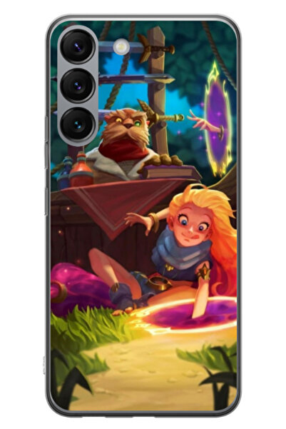 Atlas Персонализиран калъф за Samsung Galaxy S23 Plus, модел Tangled, S1D1M0150