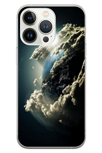 Atlas Προσωποποιημένη θήκη HQ Print για Apple iPhone 15 Pro Max, Cloudy Earth...
