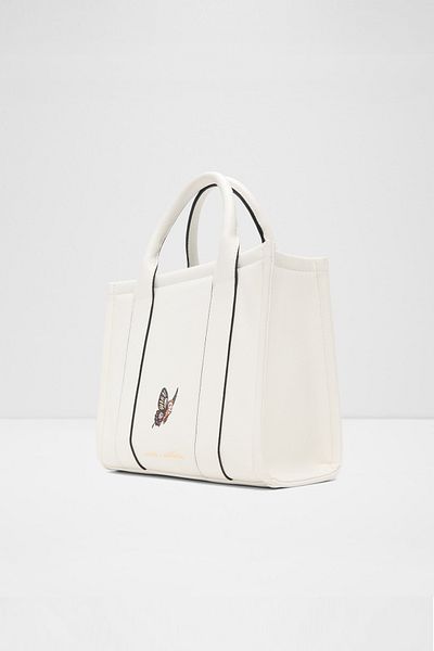 Aldo Whatisadam04 - Women's White Decorated Shoulder Bag