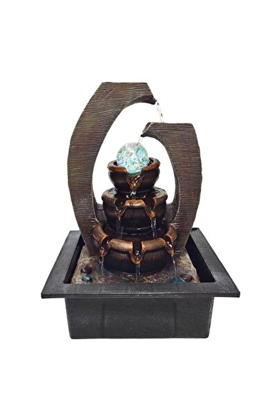 divendi-ro Fântână de masă, cu LED și sferă transparentă, pentru interior și ...