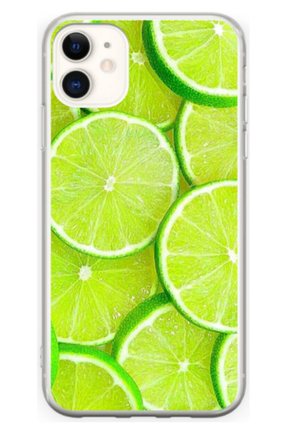 Atlas Husa personalizata pentru Apple iPhone 12, model Lime, S1D1M0253