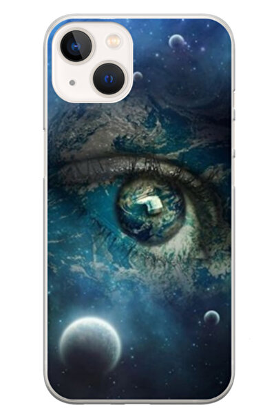 Atlas Husa personalizata pentru Apple iPhone 13 Mini, model Abstract #3, S1D1...