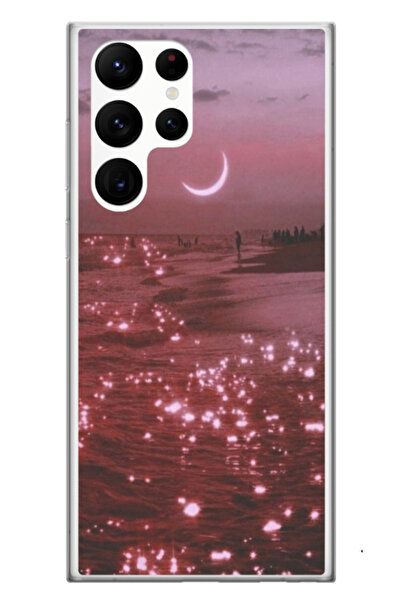 Atlas Husa personalizata si Folie de Silicon Samsung Galaxy S24 Ultra, Pink S...