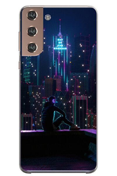 Atlas Husa personalizata pentru Samsung Galaxy S22 Plus, model Neon City, S1D...